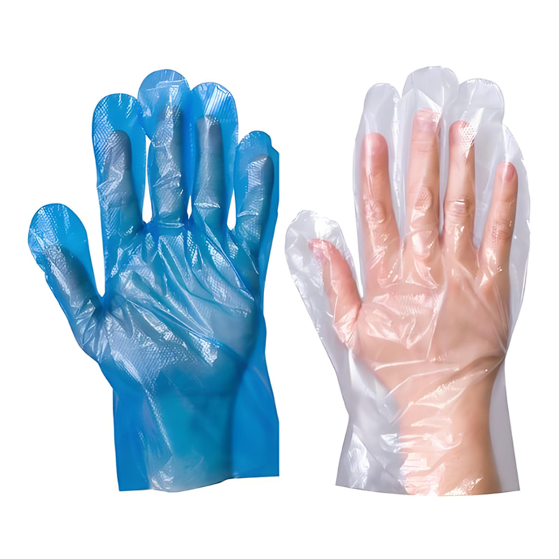 قفازات HDPE مقاومة للماء والزيت باللون الأبيض الفاتح قفازات HDPE مقاومة للماء والزيت باللون الأبيض الفاتح